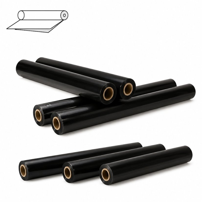LDPE polohadice malonávin 3000mmx25bm, síla 0,160mm, černá LDPE polohadice malonávin 3000mmx25bm, síla 0,160mm, černá