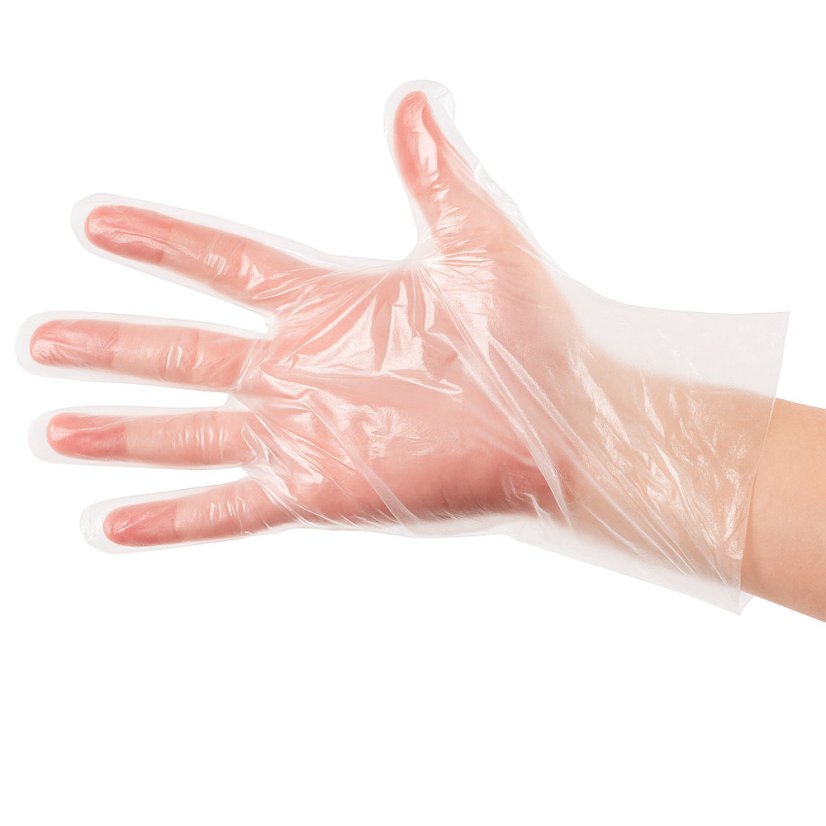 Jednorázové mikrotenové rukavice (HDPE) Jednorázové mikrotenové rukavice (HDPE)