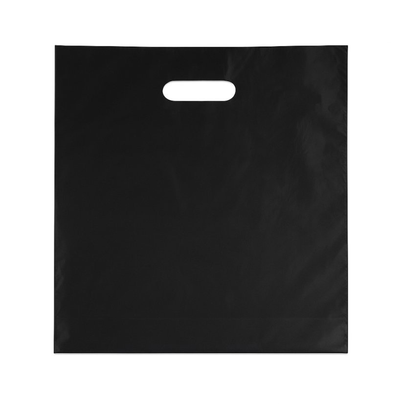 Tašky "C" výsek bez tisku (LDPE) - Šíře: 450 mm, Délka: 500 mm, Síla: 0,055 mm, Barva: Světle modrá