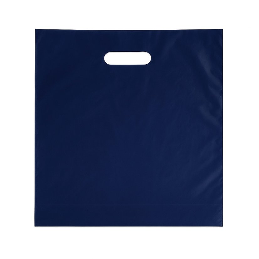 Tašky "C" výsek bez tisku (LDPE) - Šíře: 450 mm, Délka: 500 mm, Síla: 0,055 mm, Barva: Světle modrá