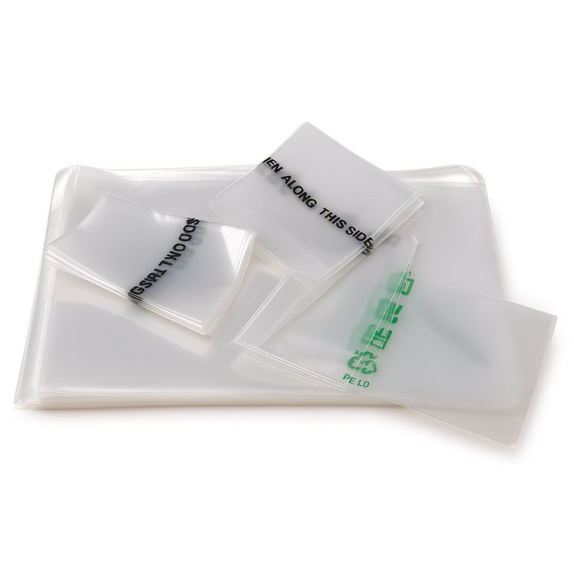 Pytle čiré (LDPE) - Šíře: 600 mm, Délka: 1200 mm, Síla: 0,050 mm