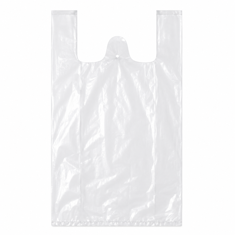 HDPE košilkové tašky v bloku, bez potisku, nosnost 2 kg, čiré