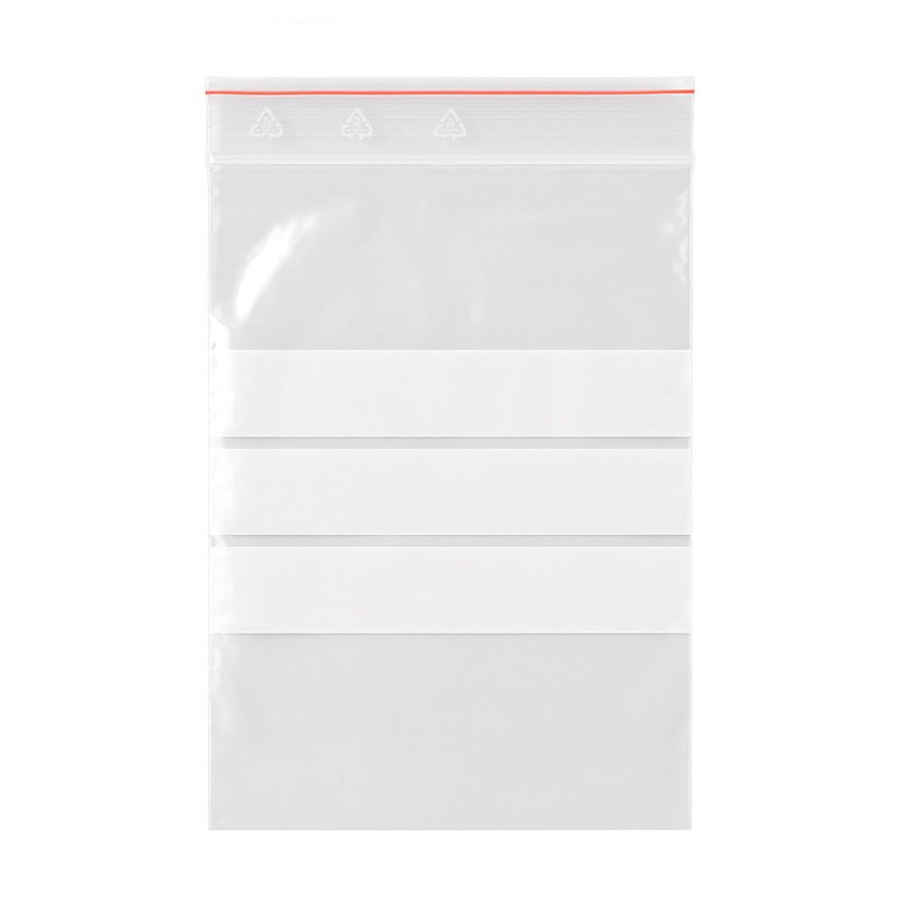 LDPE sáčky samouzavírací ZIP s popisovacími proužky 80x120mm LDPE sáčky samouzavírací ZIP s popisovacími proužky 80x120mm