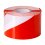 Výstražná páska na ohraničení záboru (LDPE) - Šíře: 80 mm, Délka: 200 m, Potisk: Červeno-bílý