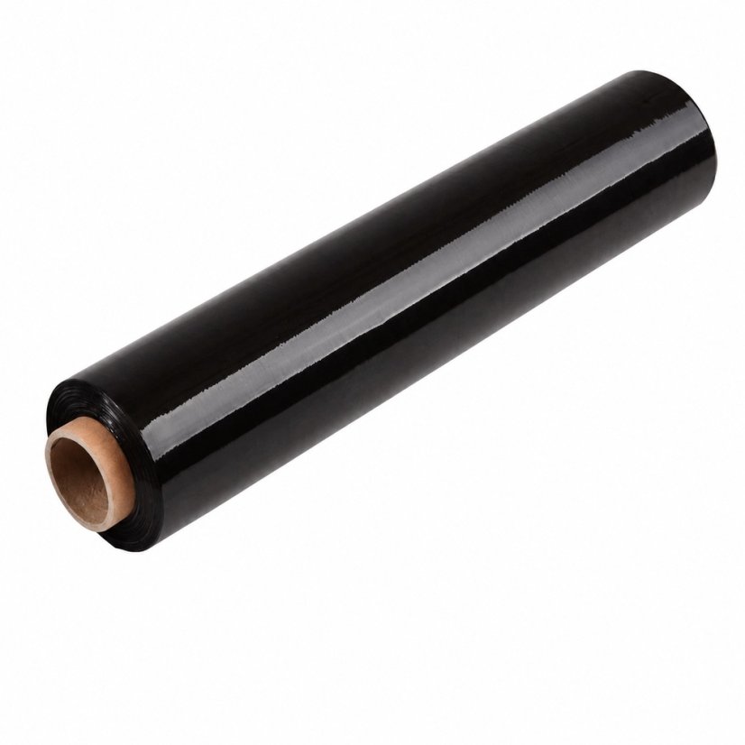 LDPE ruční stretch fólie na palety 500mmx150m, černá